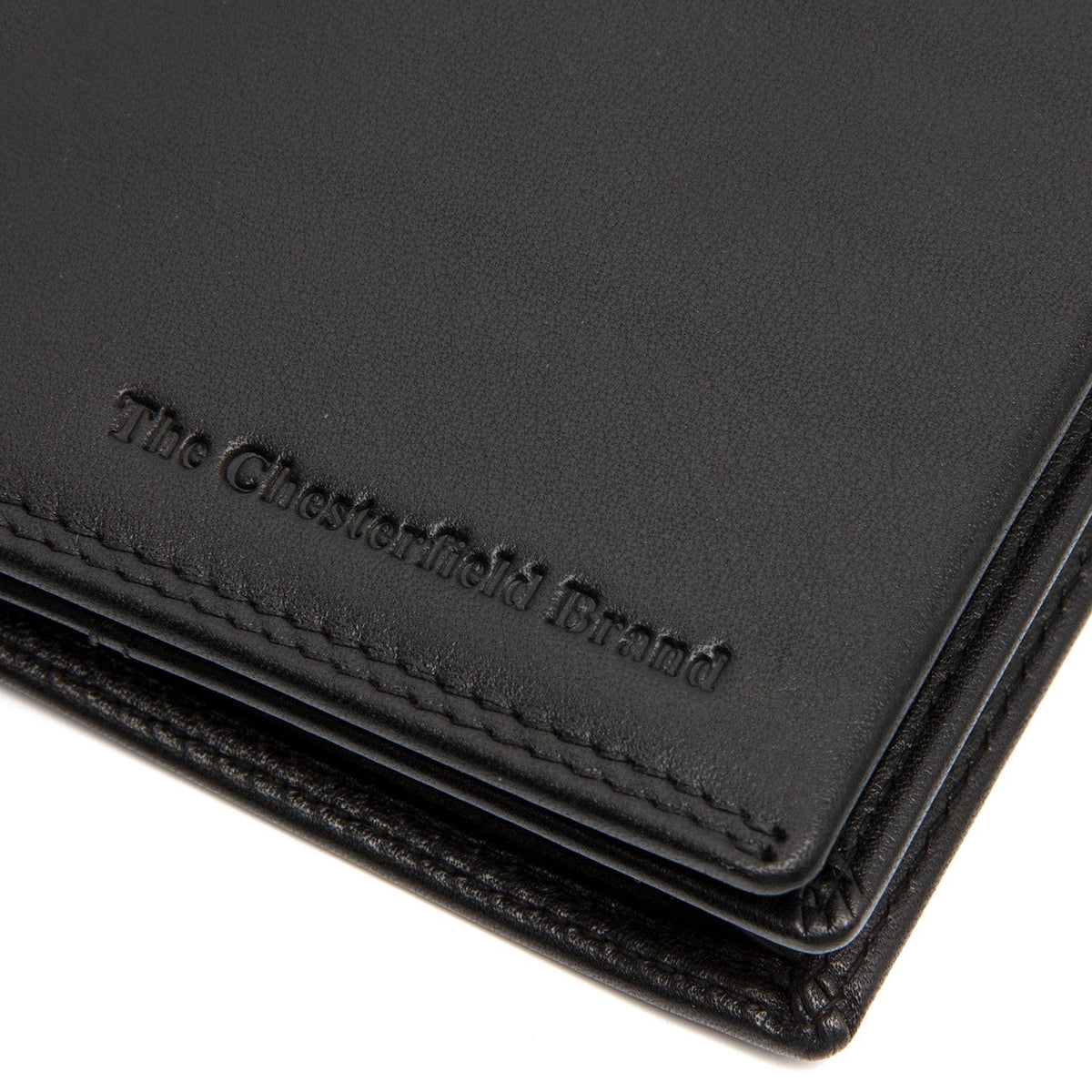 Solid Antique Brass Hardware &amp; Heavy-Duty Dual Zipper Detail on Vincent Full-Grain Portefeuille en Cuir pour Homme
