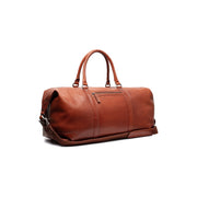 Cavoli Full-Grain Leather Weekender Bag pour Femme in Classic 100% Full-Grain Leather - Full Exterior Front Profile View | Acheter en ligne