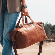 Conor Full-Grain Leather Weekender Bag pour Femme – Vue produit alternative 2
