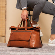 Lazio Full-Grain Leather Weekender Bag pour Femme – Vue produit alternative 3