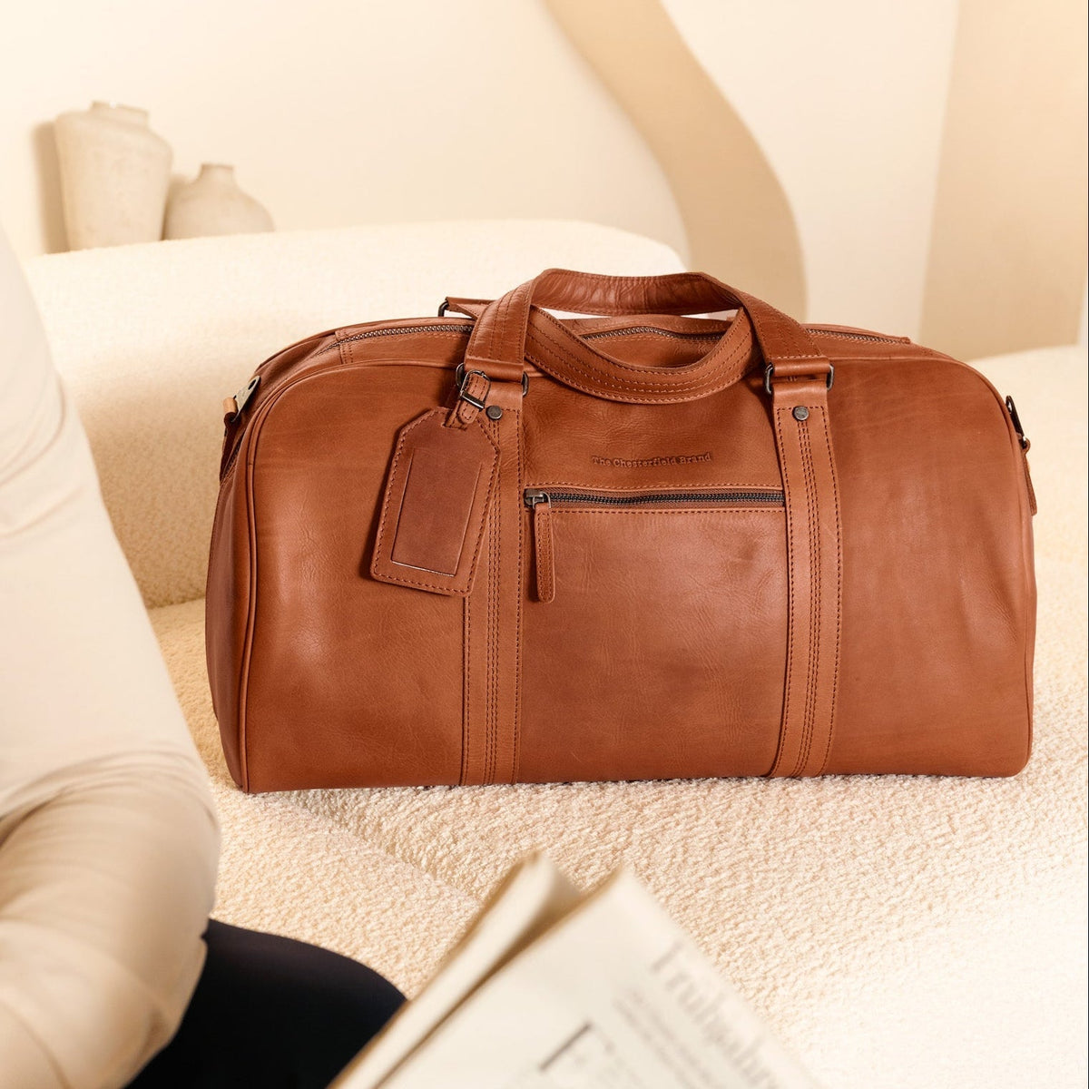 
Rivaro Sac week-end en cuir pleine fleur – alternate product view 3