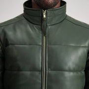 Lucas Blouson Bomber en Cuir pour Homme – Vue produit alternative 6