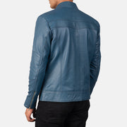 Authentic Sheepskin Leather with Semi-aniline Finish Grain Texture &amp; Heavy-Duty Seam Stitching Detail