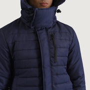 
Vue intérieure Showing Quilted Viscose Lining & Deux poches intérieures fonctionnelles