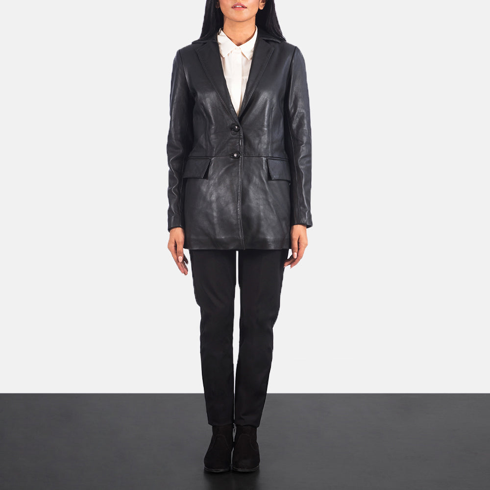 Marilyn Blazer en Cuir pour Femme – Vue produit alternative 3