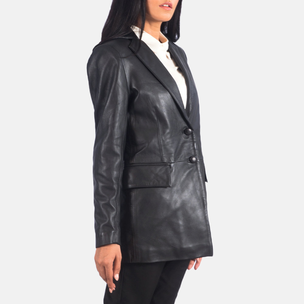 Marilyn Blazer en Cuir pour Femme – Vue produit alternative 5