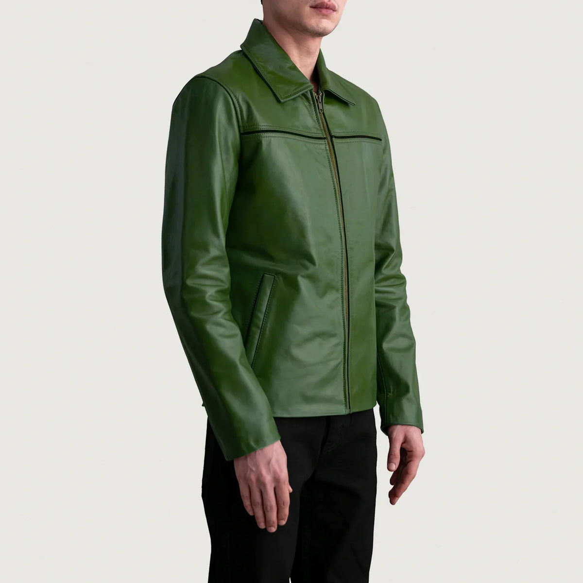 Mystical Veste en Cuir pour Homme – Vue produit alternative 2