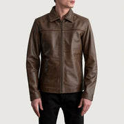 Mystical Veste en Cuir pour Homme – Vue produit alternative 3