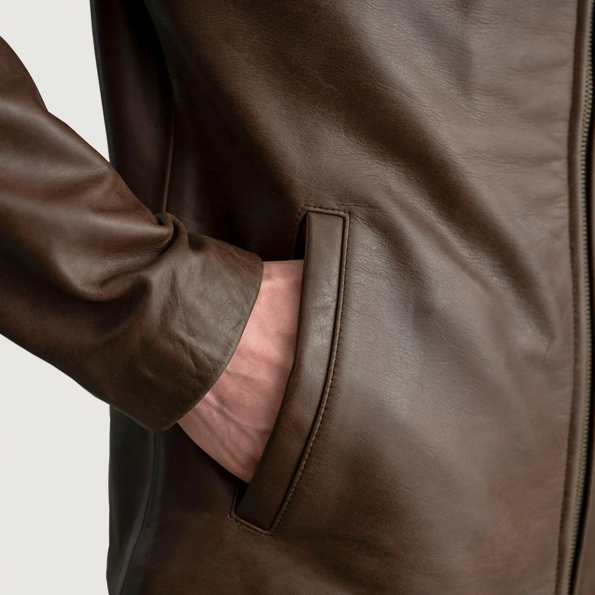 Mystical Veste en Cuir pour Homme – Vue produit alternative 5