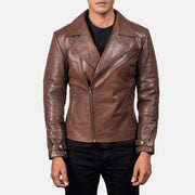 Raiden Veste Motard en Cuir pour Homme – Vue produit alternative 3