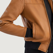 
Rebella Hooded Blouson Bombardier en Cuir pour Femme – alternate product view 6