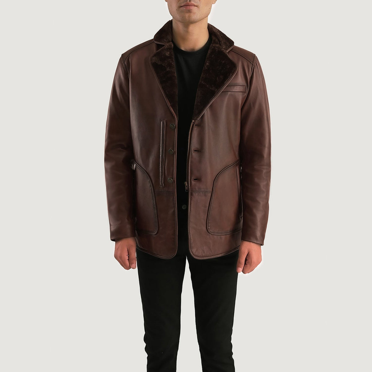 Vue intérieure Showing Fully faux fur lined &amp; Deux poches intérieures