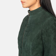 Rumella Veste Motard en Cuir pour Femme – Vue produit alternative 6