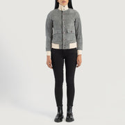 
Sasha A1 Blouson Bombardier en Cuir pour Femme – alternate product view 3