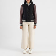 
Savant Varsity Veste en Cuir pour Femme – alternate product view 3