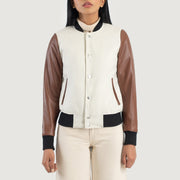 
Savant Varsity Veste en Cuir pour Femme – alternate product view 4