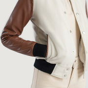 
Savant Varsity Veste en Cuir pour Femme – alternate product view 6