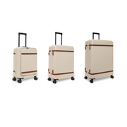 Sandy Beach Suitcase Set Front Pocket Zuna pour Femme, front view