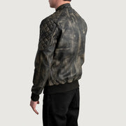 Sven Blouson Bomber en Cuir pour Homme – Vue produit alternative 6