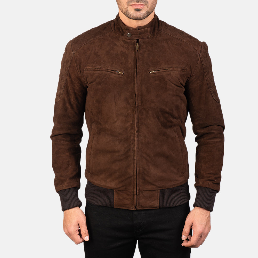 Sven Blouson Bomber en Cuir pour Homme – Vue produit alternative 4