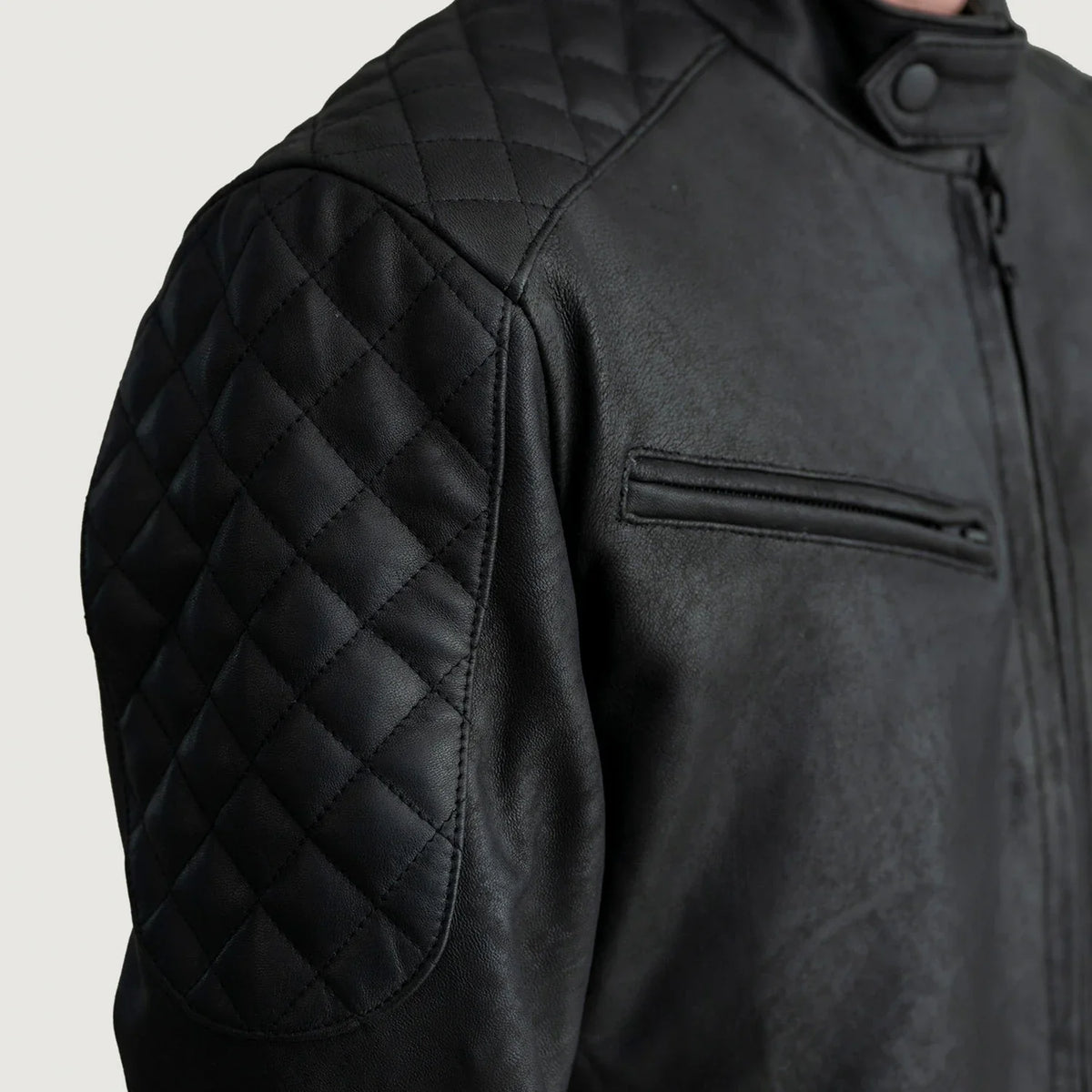 Sven Blouson Bomber en Cuir pour Homme – Vue produit alternative 5