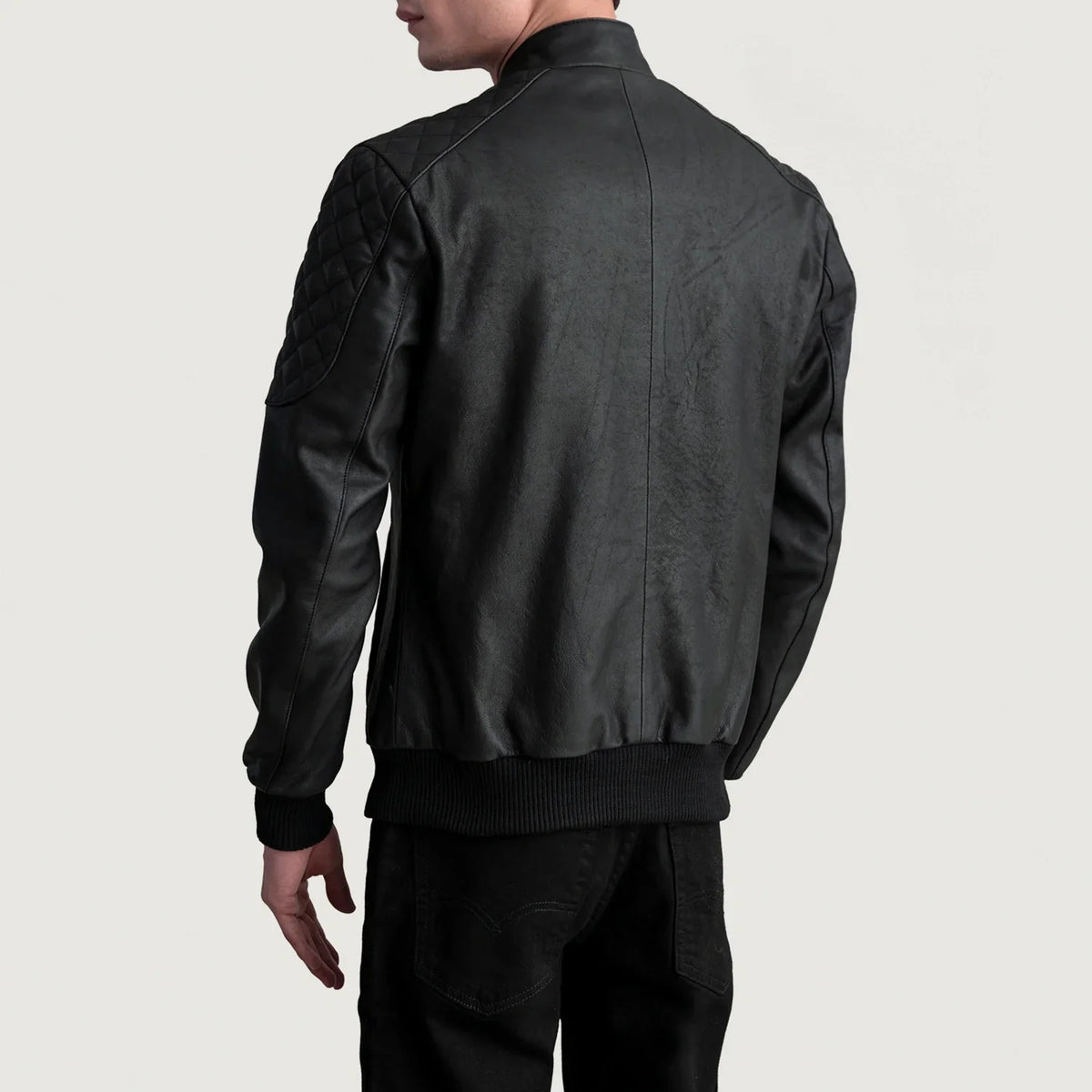 Sven Blouson Bomber en Cuir pour Homme – Vue produit alternative 6