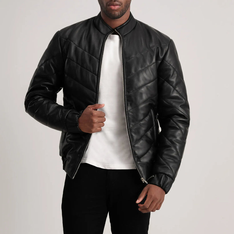 Travis Veste en Cuir pour Homme
