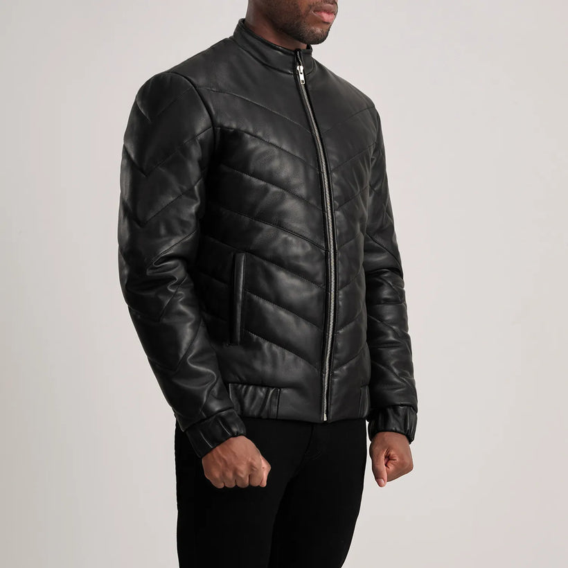 Travis Veste en Cuir pour Homme