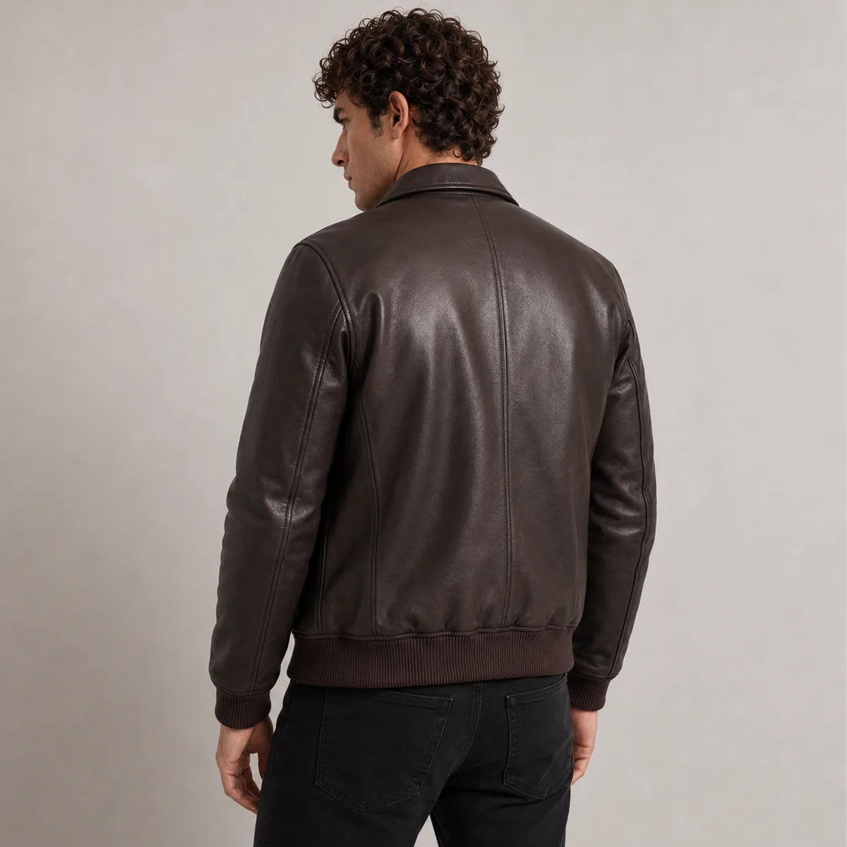 Authentic Authentic Sheepskin &Amp; Shearling Grain Texture & Heavy-Duty Seam Stitching Detail