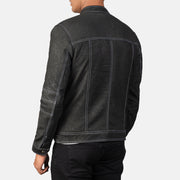 Youngster Veste Motard en Cuir pour Homme – Vue produit alternative 5