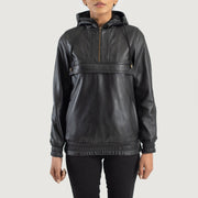 Zest Hooded Pullover Veste en Cuir pour Femme – Vue produit alternative 1