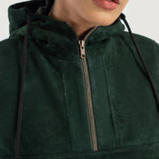 Zest Hooded Pullover Veste en Cuir pour Femme – Vue produit alternative 4