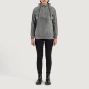 Zest Hooded Pullover Veste en Cuir pour Femme – Vue produit alternative 3